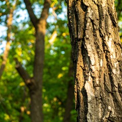 Close-up tree trunk in forest