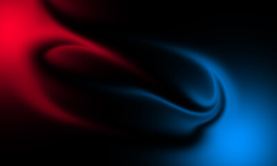 Abstract Red and Blue Light Flow Background