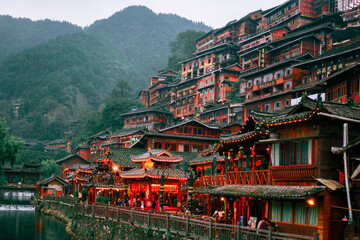Traditional Architecture of Qianhu Miao Village in Guizhou