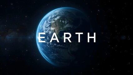 A stunning view of planet earth from space showcasing continents, oceans, and atmospheric clouds