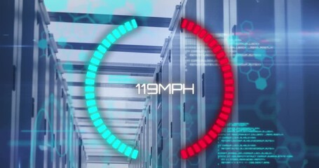 About car speedometer concept, digital interface concept, and data processing - Powered by Adobe