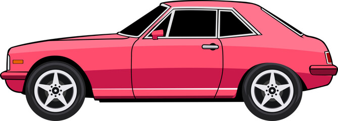 old model vintage unique car vector transparent 