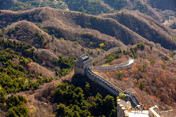 Great Wall of China Famous Tourist Destination Landscape