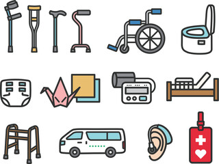 介護のイラストアイコン