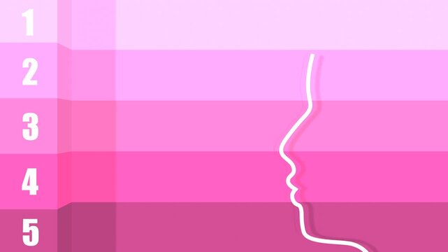 Social media network. Outline human silhouettes with five features or option of project to select. Digital, interactive and global communication concept. Business template for presentation.