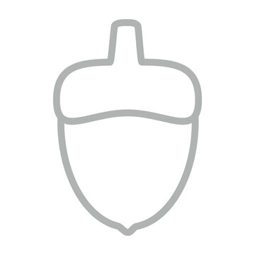 Acom Vector Line Grey Icon Design
