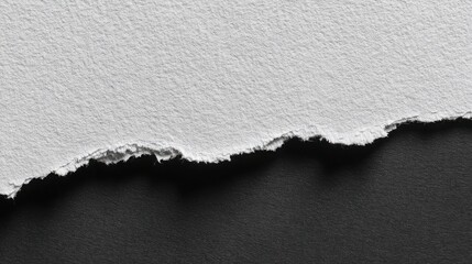 Ripped beige paper on black textured background with placeholder text, perfect for design mockups, presentations, or artistic layouts.