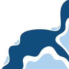 Obraz premium Abstract Organic Shape Graphic