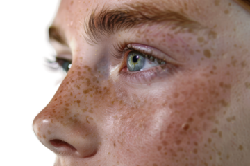 close up of a male eye