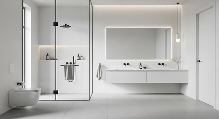 modern bathroom interior