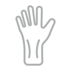 Obraz premium Wrists Vector Line Grey Icon Design