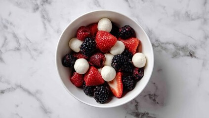 Fresh fruit salad in a bowl (3)