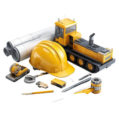 Fototapeta premium Construction supplies and equipment