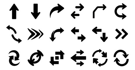 Naklejka premium Abstract shapes on black background