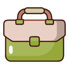 Editable business essentials icon  featuring desk,briefcase designs for UI/UX and branding. 