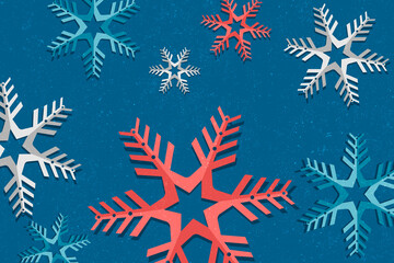 Snow Flakes, Snowfalke Background, Winter holiday event