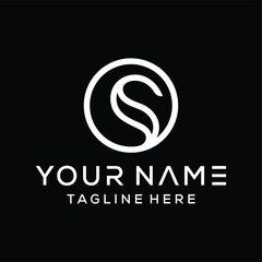 Obraz premium Letter S or OS Logo can be use for icon, sign, logo 