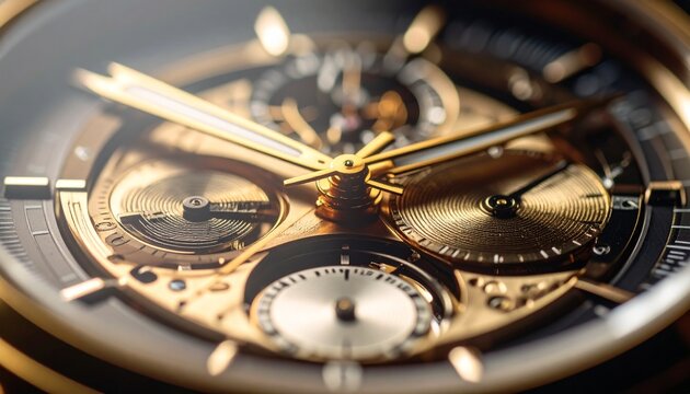 Timeless Elegance A Close-Up of Exquisite Watch Mechanisms