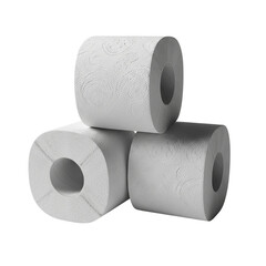 Essential soft rolls stack hygienic white bathroom tissue supply Home care coronavirus panic on transparent background