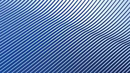 Blue Abstract Background with Stripes Line Modern Minimalist Geometric Wave Pattern