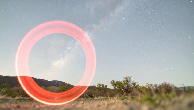The image features a high-speed, abstract futuristic background with a twisting red laser spiral emerging from the center. The spiral fades at the edges with a radial blur effect, creating a sense of 