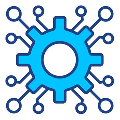 Technology Bus Simple Vector Icon Collection