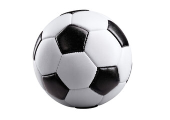Obraz premium Soccer ball, white and black