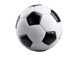 Soccer ball, white and black