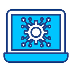 Artificial Intelligence Bus Simple Vector Icon Collection