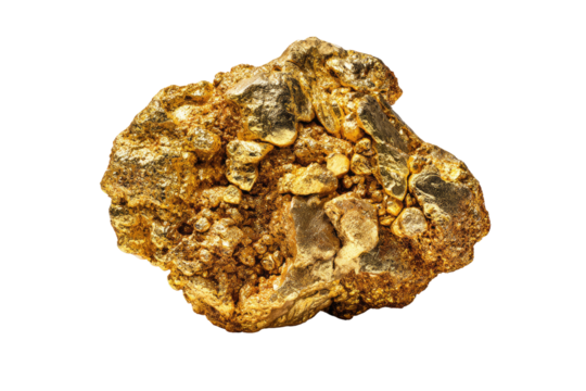 Close-up of a nugget of gold (1)