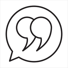 Message,speech buble ,dialog, chat icon outline vector