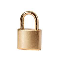 Naklejka premium Close-up of a gold padlock (4)