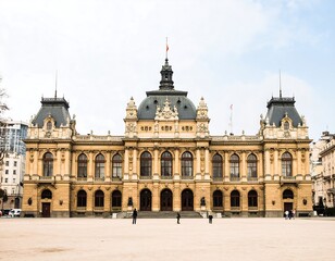 Fototapeta premium Grand European building facade