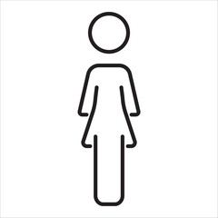 People,human,person icon outline vector