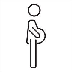 People,human,person icon outline vector