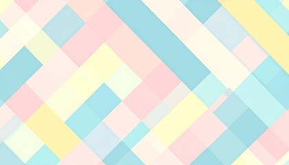 Minimalist Pastel Geometry