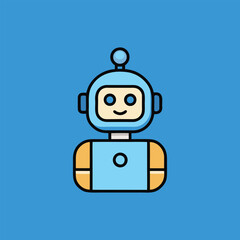 AI Powered Chatbot Icon Vector