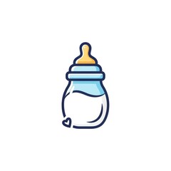 Fototapeta premium Baby Bottle Icon
