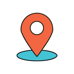 Location Pin Map Icon Vector