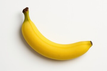 Vibrant Banana: A perfectly ripe banana, displaying its bright yellow peel, sits poised, evoking a sense of freshness and the pure, simple pleasure of nature's bounty. 