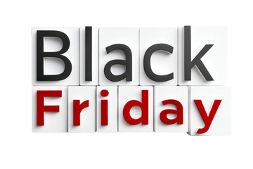 Exciting Black Friday sale with bold lettering