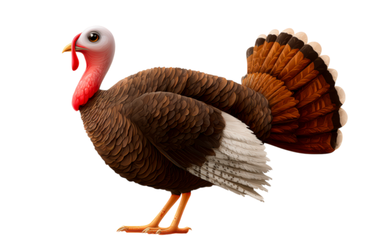 Turkey illustration on transparent background