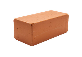 Clay Brick Texture Detailed Macro Photography on transparent background