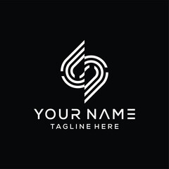 Fototapeta premium S letter mark logo design template