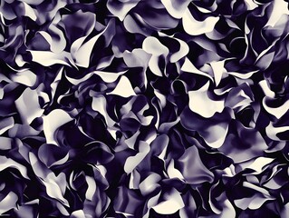 Abstract Purple and White Swirling Fabric Texture