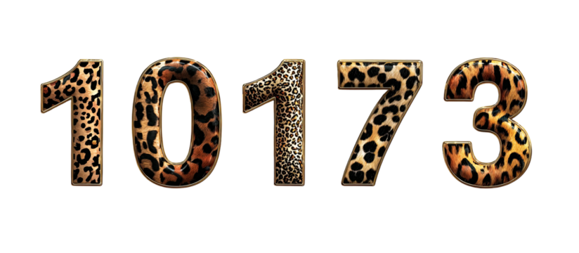 Leopard Print Numbers 2017