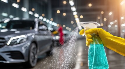 Car Wash Detailing Spraying Service