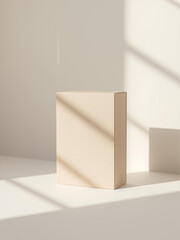 Obraz premium white box on a white background