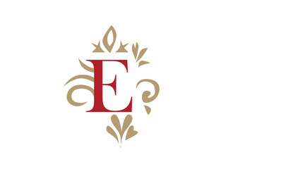 Adobe IllustratoElegant ornamental alphabet design with intricate floral and decorative vector elements. The letter is styled with vintage patterns, luxury curves, and artistic flourishes, e