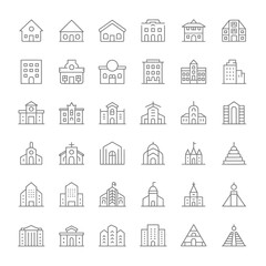 Fototapeta premium house icons set